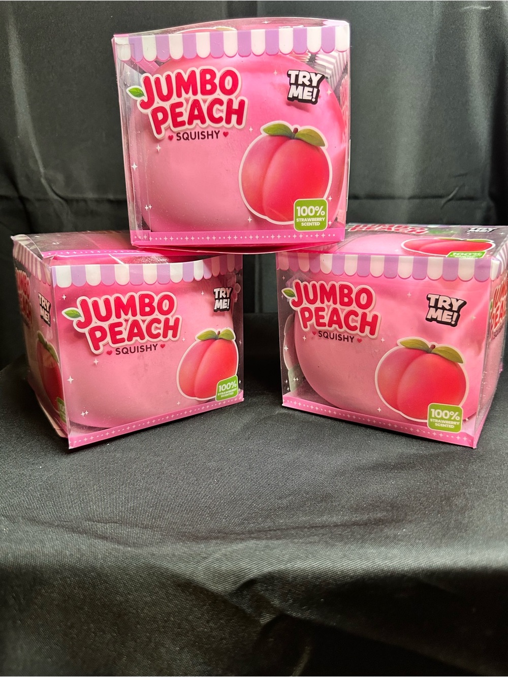 Jumbo squishy peach  - Pink